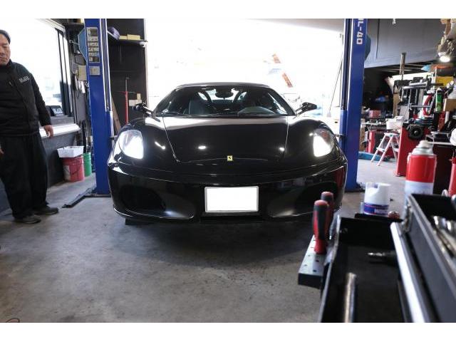 フェラーリ　F430　スパイダー　ヘッドライト球　スモール球　ナンバー灯　バックランプ　LED化　群馬県　高崎市
