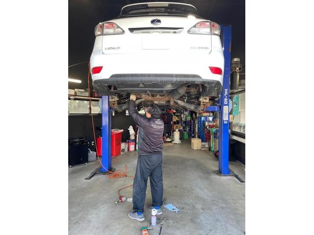 LEXUS　RX450ｈ  車検整備　錆固着　部品交換　GYL15W　群馬県　高崎市