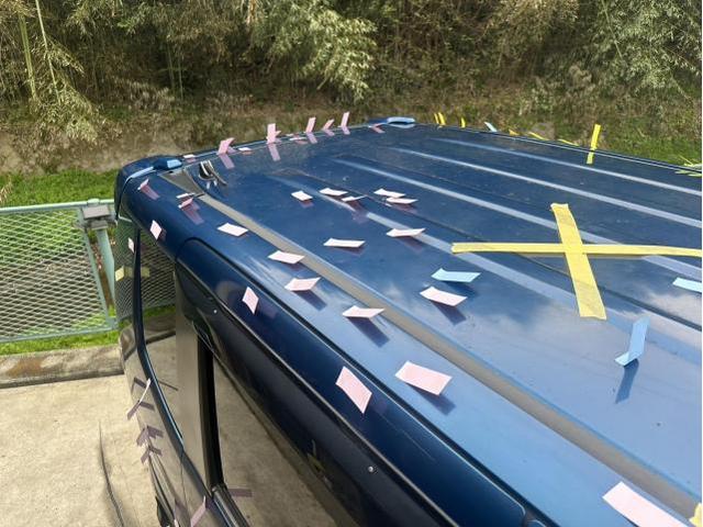 雹　キズ・へこみ直し入庫相談可能　ホンダ　N-BOX　デントリペア　絶賛作業中　　鈑金　国産車　輸入車　雹　前橋　玉村　伊勢崎　高崎　藤岡　群馬　兵庫　姫路　加古川　明石　神戸