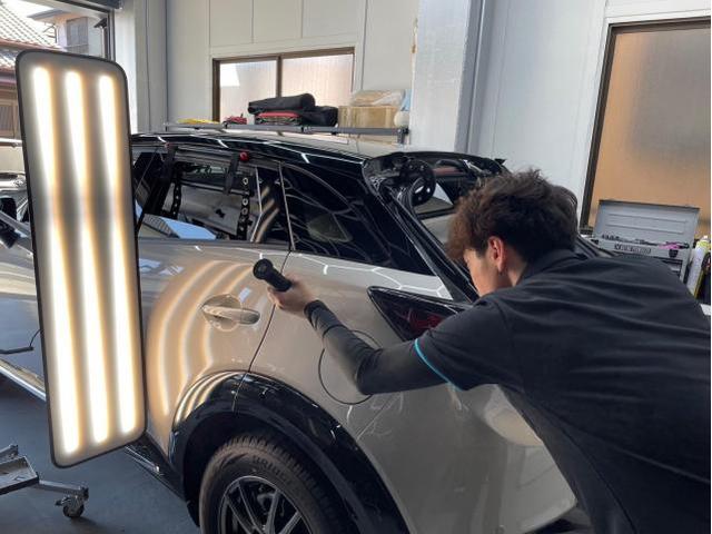 雹　キズ・へこみ直し入庫相談可能　修理紹介　デントリペア　絶賛作業中　　鈑金　国産車　輸入車　雹　前橋　玉村　伊勢崎　高崎　藤岡　群馬　兵庫　姫路　加古川　明石　神戸