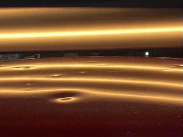 雹　キズ・へこみ直し入庫相談可能　フィアット　500C　デントリペア　絶賛作業中　　鈑金　国産車　輸入車　雹　前橋　玉村　伊勢崎　高崎　藤岡　群馬　兵庫　姫路　加古川　明石　神戸