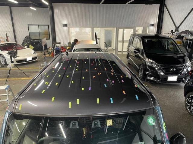 雹　キズ・へこみ直し入庫相談可能　スズキ　ハスラー　デントリペア　絶賛作業中　　鈑金　国産車　輸入車　雹　前橋　玉村　伊勢崎　高崎　藤岡　群馬　兵庫　姫路　加古川　明石　神戸