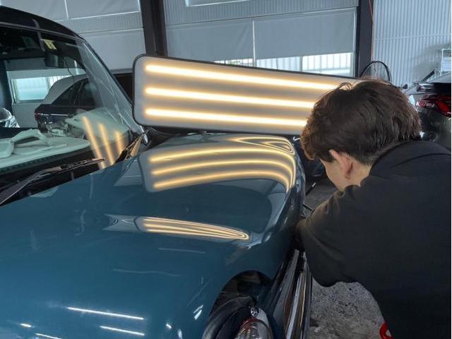 雹　キズ・へこみ直し入庫相談可能　スズキ　ハスラー　デントリペア　絶賛作業中　　鈑金　国産車　輸入車　雹　前橋　玉村　伊勢崎　高崎　藤岡　群馬　兵庫　姫路　加古川　明石　神戸