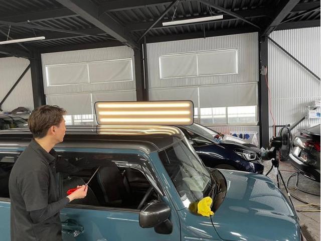 雹　キズ・へこみ直し入庫相談可能　スズキ　ハスラー　デントリペア　絶賛作業中　　鈑金　国産車　輸入車　雹　前橋　玉村　伊勢崎　高崎　藤岡　群馬　兵庫　姫路　加古川　明石　神戸