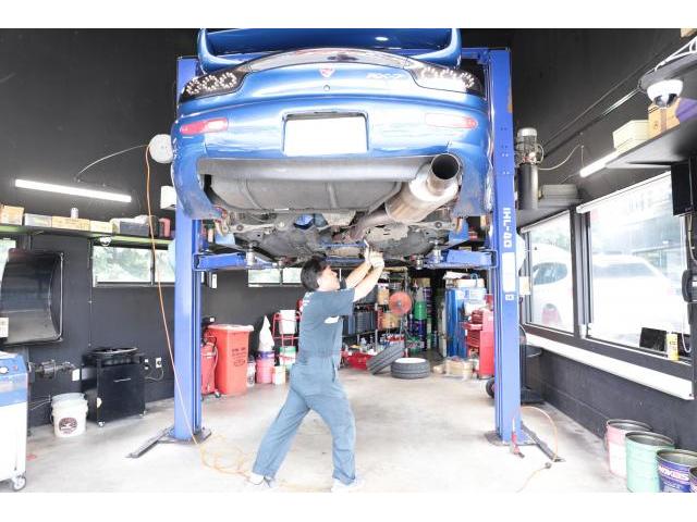 マツダ　RX-7　FD3S　マフラー＆車高調交換　群馬県　高崎市