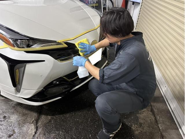 トヨタ　プリウス　保険　修理　コーティング　再施工　群馬　高崎