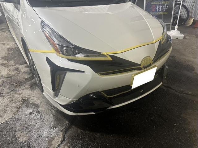 トヨタ　プリウス　保険　修理　コーティング　再施工　群馬　高崎