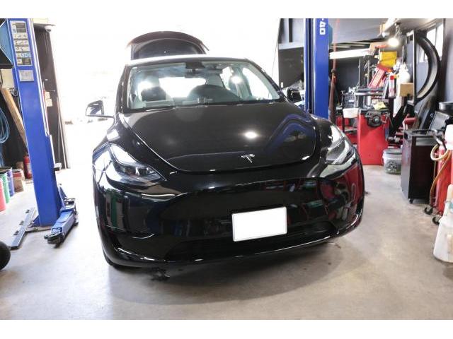 テスラ　モデルY　スタッドレスタイヤセット交換　群馬県　高崎市