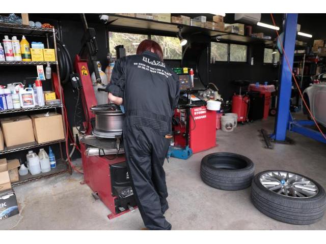 LEXUS　レクサス　IS　タイヤ　組替え　交換　群馬　高崎