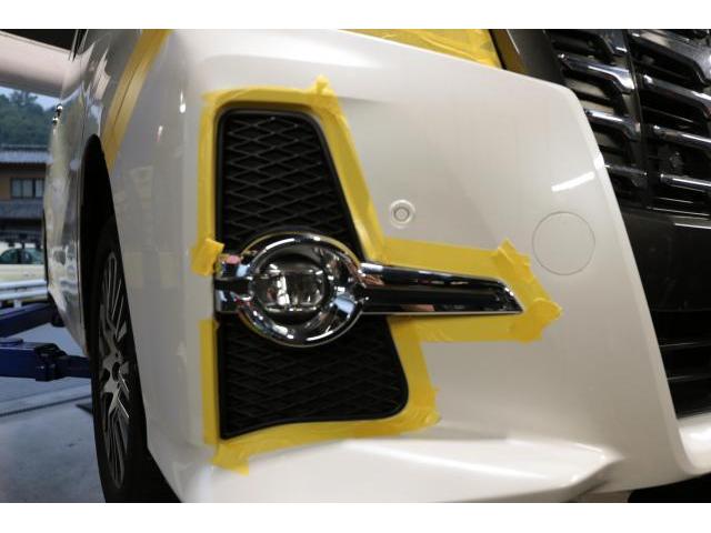トヨタ　Toyota　アルファード　リアバンパー　交換　保険修理　フロントフォググリル　交換　自費　修理　群馬　高崎