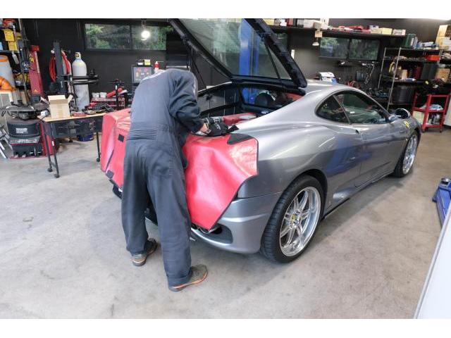 FERRARI　F360モデナ　持ち込み　F1マチック　ポンプ　モーター　交換　群馬県　高崎市　株式会社BLAZE