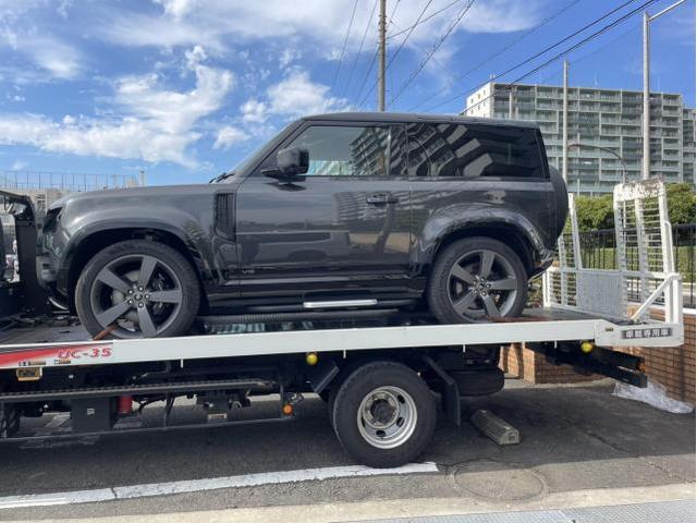 LAND ROVER　ディフェンダー９０　V8　5.0L　登録　品川陸運局　東京運輸支局　大安登録　群馬県　高崎市　株式会社BLAZE