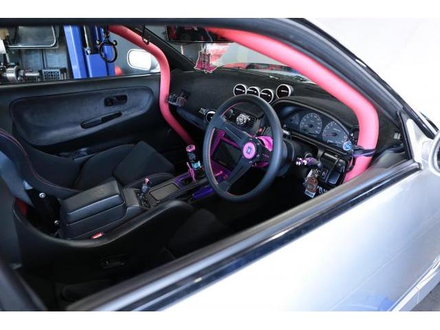 NISSAN　180SX　持ち込み車高調交換　その他色々交換　群馬県　高崎市　株式会社BLAZE