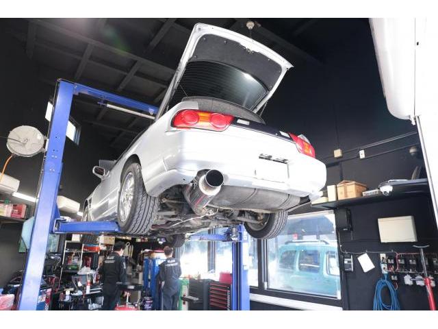 NISSAN　180SX　持ち込み車高調交換　その他色々交換　群馬県　高崎市　株式会社BLAZE