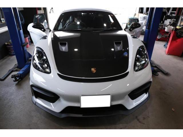 ポルシェ　Porsche　718　スパイダー　エンジンオイル　オイルエレメント　オイルフィルター　ドレン　パッキン　交換　PIWIS　群馬　高崎