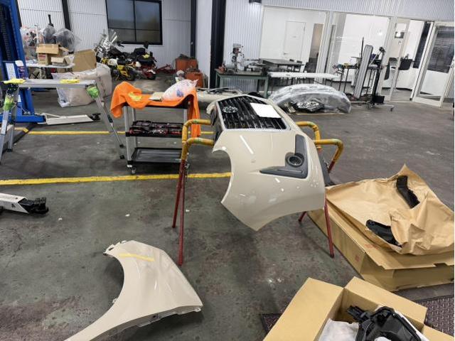 トヨタ　Toyota　パッソ　事故　修理　保険　鈑金　ヘッドライト　フロントバンパー　フェンダー　群馬　高崎