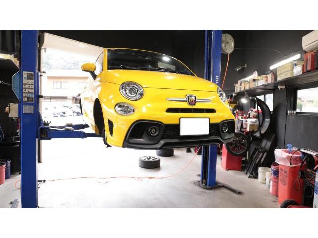ABARTH　595　キーリングイルミネーション取り付け　持ち込み部品歓迎　その他　タイヤ組み替え　オイル交換　エレメント交換　群馬県高崎市　株式会社BLAZE