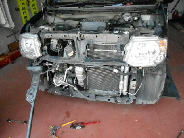 エアコン、低圧ホースとコンデンサー交換