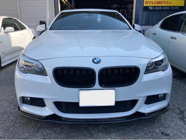 BMW 528 リップスポイラー取付（持込）