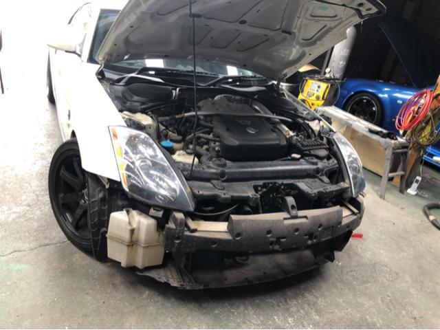 フェアレディZ Z33 ヘッドライト交換(前期→後期)栃木県 宇都宮 フェアレディZ Z33 ヘッドライト交換(前期→後期)栃木県 宇都宮