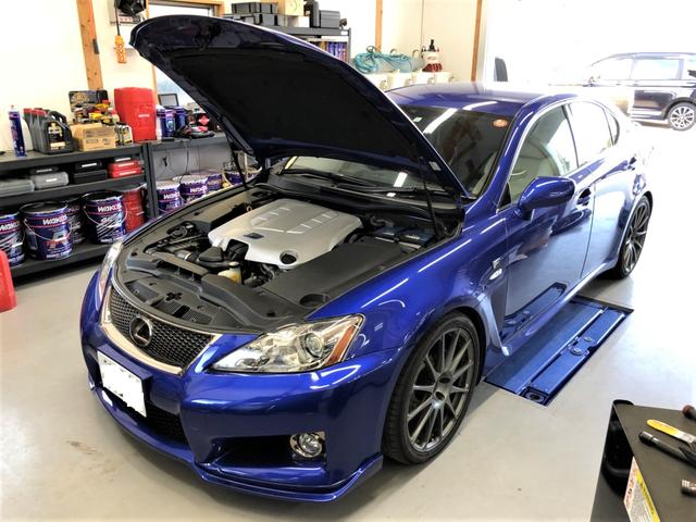 LEXUS IS F(レクサス アイエスエフ) エンジンオイル・オイルエレメント交換　MOTUL(モチュール) 300V