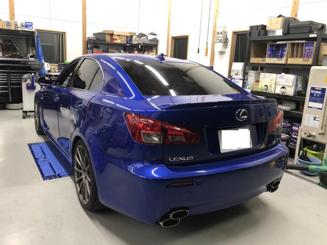 LEXUS IS F(レクサス アイエスエフ)ATF交換　CVT＆ATオートチェンジャー TF-3000S　WAKO'S Safety S(ワコーズ セーフティースペック)