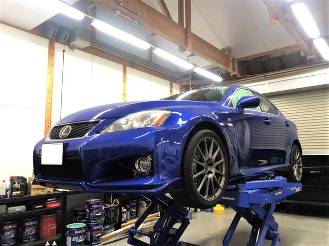 LEXUS IS F(レクサス アイエスエフ) ATオイル漏れ修理 トランスミッションワイヤ交換 ATF交換 WAKO'S ATFプレミアムスペック　茨城　土浦　つくば　牛久　かすみがうら　