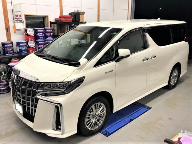 トヨタ アルファード ハイブリッド ブリヂストン スタッドレスタイヤ VRX2装着 TOYOTA ALPHARD HYBRID BRIDGESTONE 冬タイヤ 付替え 