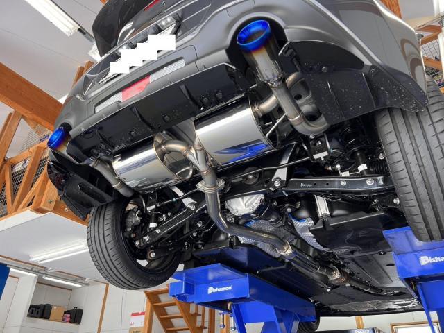 スバル BRZ マフラー取付  HKS LEGAMAX Sports 32018-AF019 SUBARU 社外マフラー 吸排気系 エキゾースト  ZD8 トヨタ 86