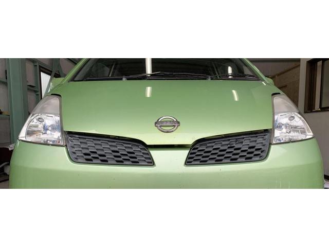 【「車のヘッドライト黄ばみ・曇り除去、クリア復活！」栃木県宇都宮市・鹿沼市ガレージ　シースワロー】～「日産　モコ」ヘッドライトクリーニング～