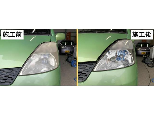 【「車のヘッドライト黄ばみ・曇り除去、クリア復活！」栃木県宇都宮市・鹿沼市ガレージ　シースワロー】～「日産　モコ」ヘッドライトクリーニング～