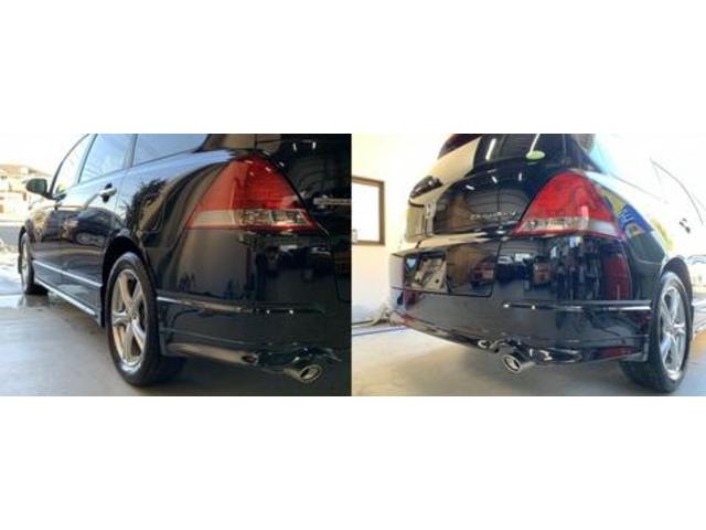 【作業メニュー：「車の鏡面磨き＆ポリマーコーティング」「ホンダ　オデッセイ（RB1）アブソルート」】～栃木県宇都宮市・鹿沼市ガレージ　シースワロー～