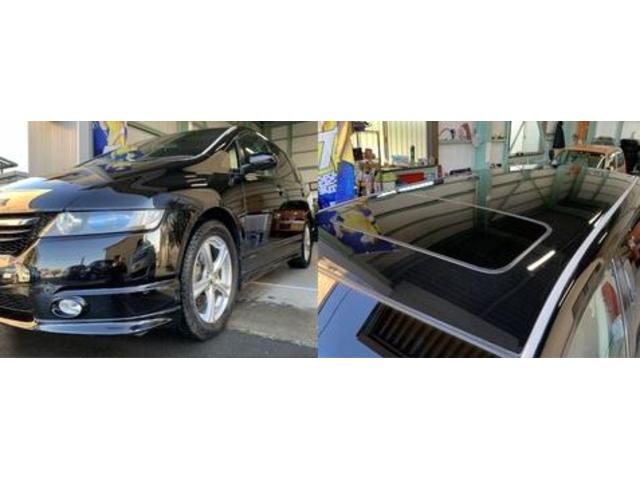 【作業メニュー：「車の鏡面磨き＆ポリマーコーティング」「ホンダ　オデッセイ（RB1）アブソルート」】～栃木県宇都宮市・鹿沼市ガレージ　シースワロー～