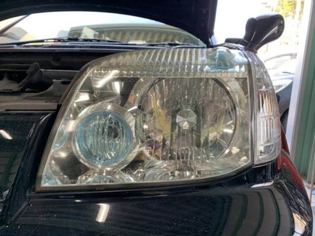 【「オイル交換＆ヘッドライトクリーニング」日産　エクストレイル（NT30）】～【栃木県鹿沼市・宇都宮市「ガレージ　シースワロー」作業メニュー～