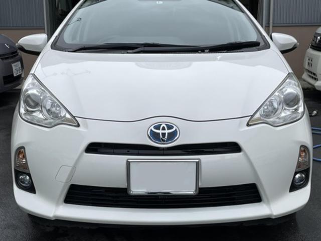 【作業メニュー：「鏡面磨き＆車内クリーニング・シート洗浄・消臭施工」トヨタ　アクア（NHP10）ホワイト】～栃木県宇都宮市・鹿沼市ガレージ　シースワロー～