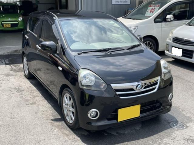 【作業メニュー：「鏡面磨き＆車内クリーニング・シート洗浄・ヤニの臭い消臭施工」ダイハツ　ミライース（LA300S）ブラック】～栃木県宇都宮市・鹿沼市ガレージ　シースワロー～