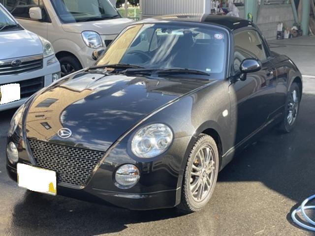 【作業メニュー：「車の鏡面磨き・内装クリーニング」ダイハツ　コペン（L880K）ブラック】～栃木県宇都宮市・鹿沼市ガレージ　シースワロー～