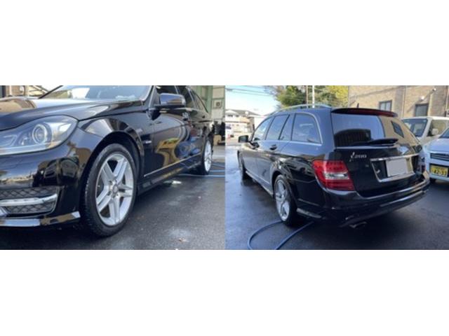 【作業メニュー：「車の鏡面磨き・内装クリーニング」メルセデス・ベンツ Cクラス】～栃木県宇都宮市・鹿沼市ガレージ　シースワロー～