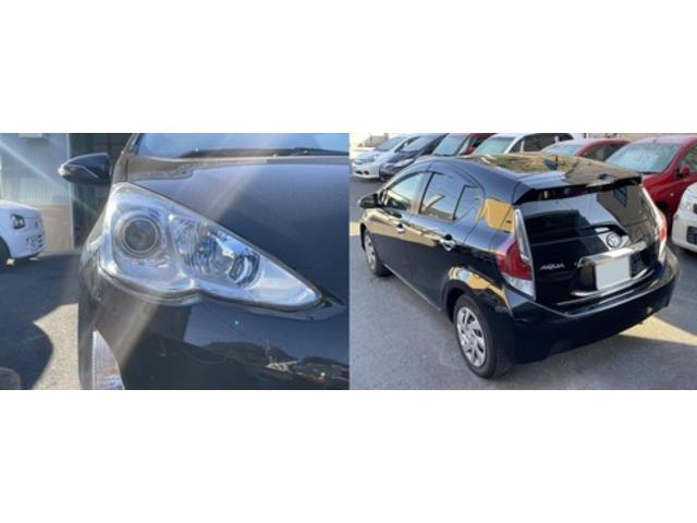 【「車検整備」トヨタ　アクア（NHP10）ブラック　機関だけでなく内装・外装のメンテナンスも！】～【栃木県鹿沼市・宇都宮市「ガレージ　シースワロー」作業メニュー～