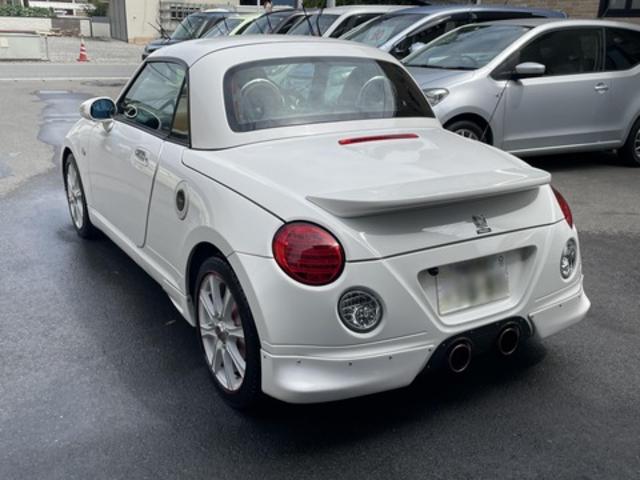 【「車の鏡面磨き＆ポリマーコーティング施工」ダイハツ　コペン（L880K）ホワイト】～栃木県宇都宮市・鹿沼市ガレージ　シースワロー～