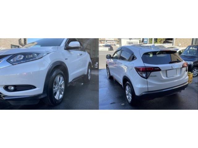 【作業メニュー：「車の鏡面磨き・内装クリーニング＆消臭・除菌」ホンダ　ヴェゼルハイブリット（RU3）】～栃木県宇都宮市・鹿沼市ガレージ　シースワロー～