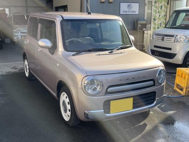 【作業メニュー：「車の鏡面磨き・内装クリーニング」スズキ　アルトラパンショコラ（HE22S）　シャンパンピンク】～栃木県宇都宮市・鹿沼市ガレージ　シースワロー～