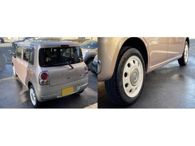 【作業メニュー：「車の鏡面磨き・内装クリーニング」スズキ　アルトラパンショコラ（HE22S）　シャンパンピンク】～栃木県宇都宮市・鹿沼市ガレージ　シースワロー～