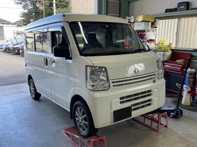 【作業メニュー：「タイヤ組替え・オイル交換」日産　NV100クリッパーバン】～栃木県宇都宮市・鹿沼市ガレージ　シースワロー～