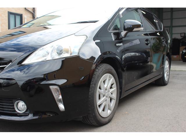 【作業メニュー：「外装の鏡面磨き・内装クリーニング」トヨタ　プリウスα（ZVW41W）】～栃木県宇都宮市・鹿沼市ガレージ　シースワロー～