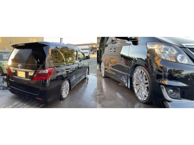 【作業メニュー：「外装の鏡面磨き・内装クリーニング」トヨタ　アルファード（GGH20W）】～栃木県宇都宮市・鹿沼市ガレージ　シースワロー～