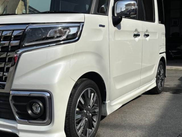 【作業メニュー：「外装の鏡面磨き・内装クリーニング」スズキ　スペーシアカスタム（MK53S）】～栃木県宇都宮市・鹿沼市ガレージ　シースワロー～