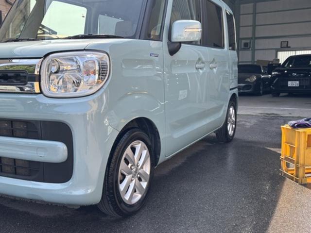 【作業メニュー:「外装の鏡面磨き・内装クリーニング」スズキ スペーシア(MK53S)】~栃木県宇都宮市・鹿沼市ガレージ シースワロー~