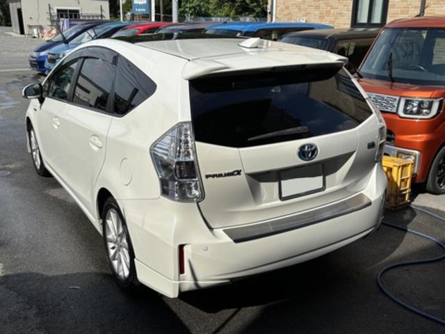 【作業メニュー:「外装の鏡面磨き・内装クリーニング」トヨタ プリウスアルファ(ZVW41)】~栃木県宇都宮市・鹿沼市ガレージ シースワロー~