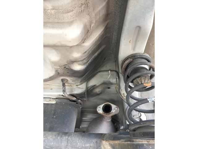 ダイハツ　タント　排気漏れ　マフラーパイプ交換　長野県　諏訪市
